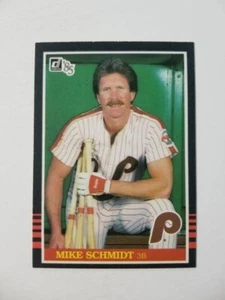 Tarjeta de béisbol Mike Schmidt 1985 Donruss #61 Filadelfia Fillies - Imagen 1 de 2
