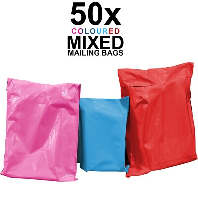 Buste Plastica Spedizione Buste Postali Autosigillanti ISOUL - 50 Pezzi Misti, 2 Misure, Impermeabili E Resistenti Pacchi Vinted - Foto 8