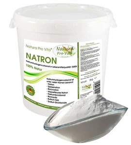 Natron Lebensmittelqualität Natura Pro Vita 100% reines Natronpulver 5kg Eimer - Bild 1 von 13