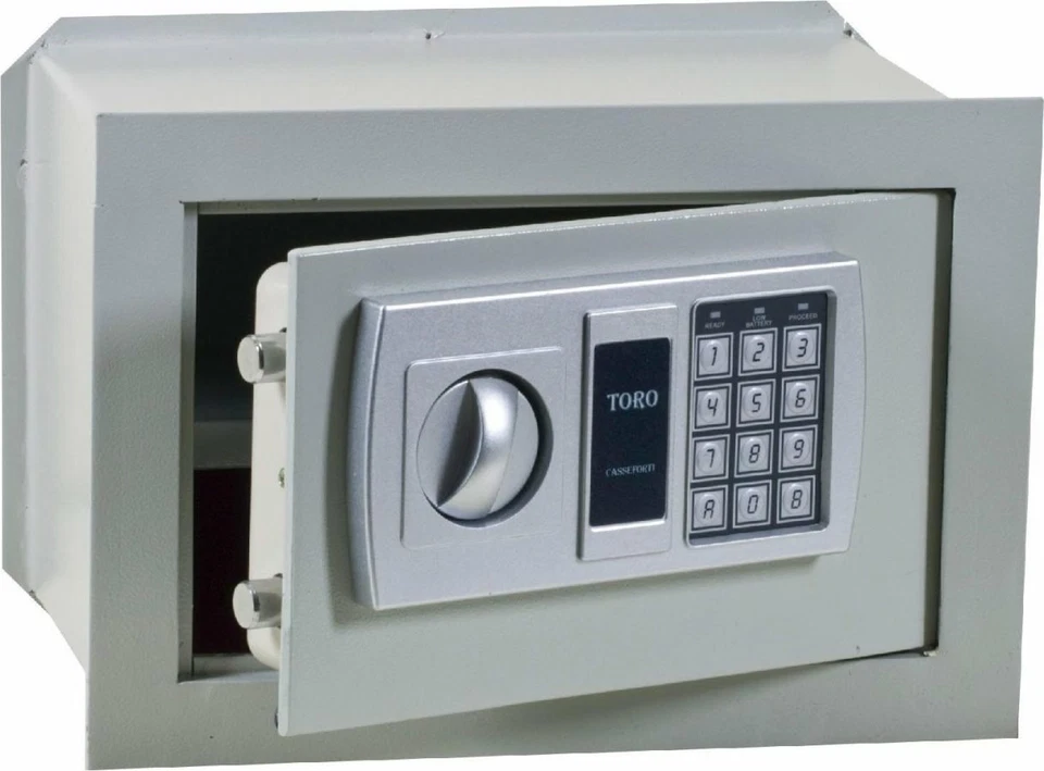 Cassaforte a Muro Elettronica Digitale 32X20X22 cm Spessore 6 mm Toro - Immagine 1 di 1
