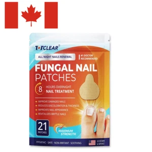 TOTCLEAR Fungal Nail Patches: Nail Fungus Treatment Extra Strength 2 Patches - Picture 1 of 1