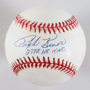 Ralph Kiner Signed Baseball "7 X HR King" Pirates - COA JSA - Picture 1 of 7