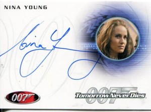 James Bond 50th Anniversary Series 2 Autograph Card A172 Nina Young