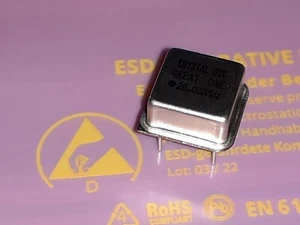 5 pz. Quarzillator 20.000 MHz Great One DIP8 - Foto 1 di 1
