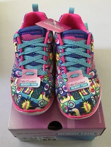 Skechers Girl's Skech Appeal 2.0 Chatter Charm 81691L MLT Multicolor Size 13.5 - Picture 1 of 5