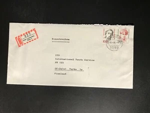 Germany #1475//9N532 Famous Women Dauerserie Cover to Finland #775 - Picture 1 of 1