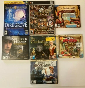 Konvolut 7 Mystery/Wimmelbild PC Spiele Holmes, Hide & Secret, Mortimer Beckett - Bild 1 von 8