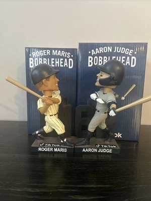 Roger Maris Aaron Judge SGA Connecting Bobblehead Set Limited Edition 61 & 62 - Image 1 of 4