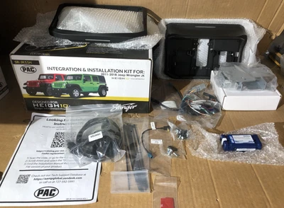 Pac SRK-JW18EH Radio Dash Kit For 2018-Up Jeep Wrangler JL Gladiator JT HEIGH10 - Image 1 of 4