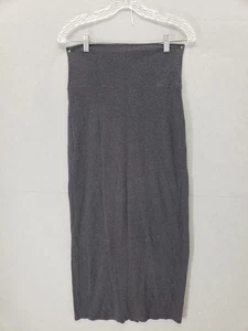 Community Skirt Womens Small Charcoal Gray High Waist Maxi Pull On Stretchy - Picture 1 of 19