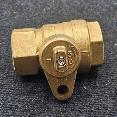 CSA 3.16-15: 1-1/4" Ball Operated Non Lubricated Gas Shut Off Valve w/ Lockwing - Изображение 1 из 4