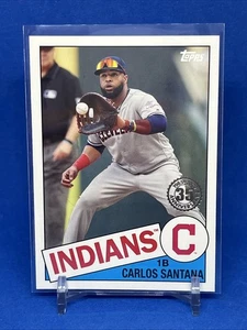 2020 Topps Carlos Santana 1985 Topps #85TB-15 Cleveland Indians - Picture 1 of 2