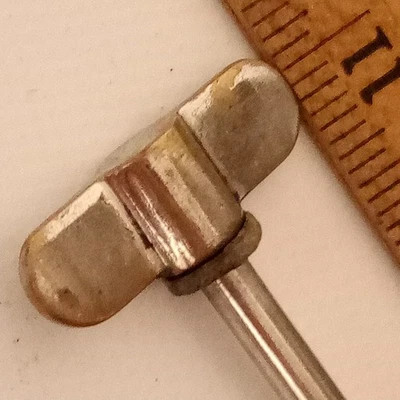 Leedy 10.75"Bass Drum Single-Tension Thumb Rod+Collar Walberg&Auge10-24Snare/Tom - Image 1 of 2