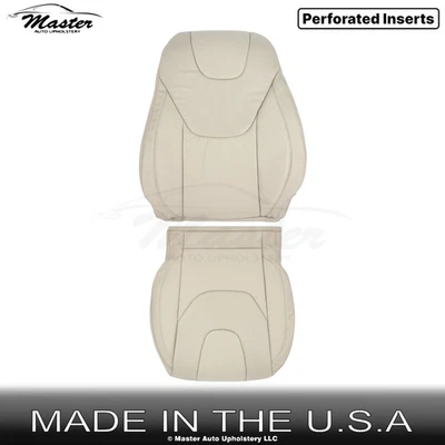 Ford Edge 2015-2021 cuero titanio pref. Fundas de asiento delanteras del lado del conductor tostadas Foto 1 de 4