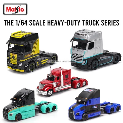 1:64 Mercedes-Benz Mack Anthem Rimorchio Modello di Auto Simulazione Modello D - Immagine 1 di 4