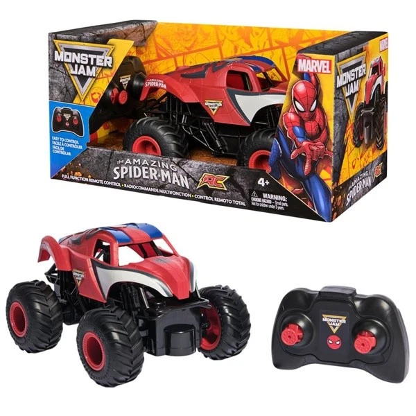 SPINMASTER Monster Jam 1:24 RC Marvel Spider-Man ferngesteuert