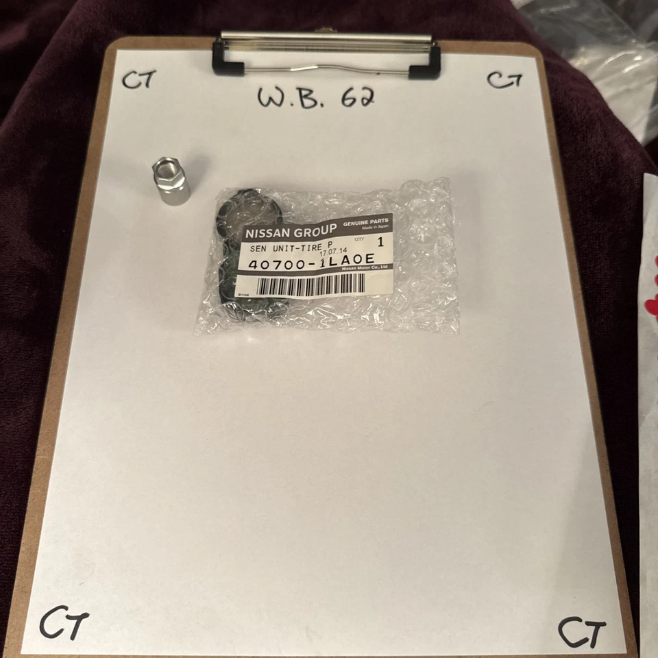 Sensor de presión de neumáticos completo genuino OEM Nissan TPMS 40700-1LA0C Foto 1 de 1