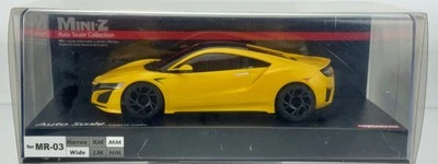 Kyosho Mini Z Auto Scale Body Honda NSX Yellow Pearl No. MZP233Y Wide/MM NEW - Image 1 of 4