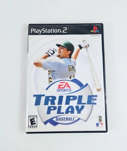 Triple Play Baseball PS2 Playstation 2 gioco completo con scheda di registrazione manuale - Foto 1 di 5
