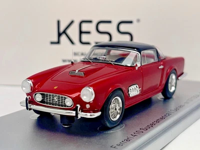 1957 Ferrari 410 Superamerica Serie Ll Coupé Rosso 1/43 Modellino Auto Kess - Immagine 1 di 4