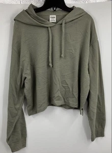 Pink Victoria's Secret Size Large Women's Green Pullover Hoodie - Picture 1 of 9