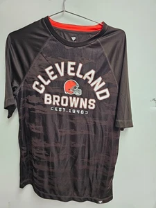 NFL Cleveland Browns T-shirt  Size Mens Medium Fanatics NWOT Football Dry Fit - Picture 1 of 3