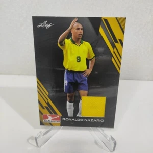 2023 FOGLIA GOAL CALCIO RONALDO NAZARIO R9 GIOCO USATO PATCH FOOTBALL CARD - Foto 1 di 4