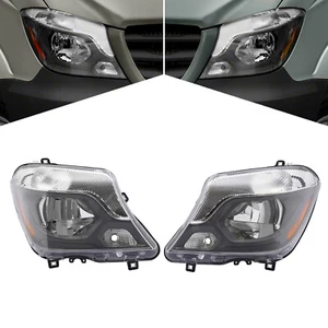 Headlight Set For 2014-2018 Mercedes Benz Sprinter 2500 3500 Left and Right 2Pcs - Picture 1 of 24