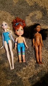 Konvolut 3 Disney Puppen, Moana, Elsa und Fancy Nancy - Bild 1 von 6