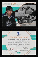 2001-02 ITG Be A Player Memorabilia Stanley Cup Jerseys /95 Ziggy Palffy #SC-11
