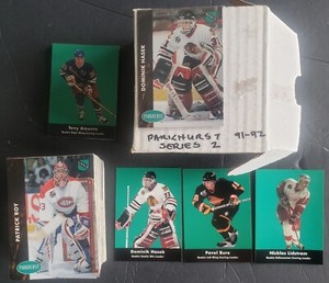 1991-92 PARKHURST SERIES 2 NHL HOCKEY CARD SET (226-450) DOMINIK HASEK ROOKIE RC
