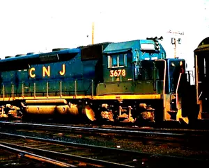 DUPLICATE SLIDE CNJ GP-40P #3678 BAY HEAD, NJ APRIL 25, 1970 - Picture 1 of 1