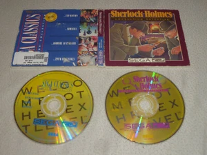 DISCO DE VIDEOJUEGO SEGA CD SHERLOCK HOLMES CON ESTUCHE JVC X EYE NOMAD CDX 1992 VINTAGE  - Imagen 1 de 1
