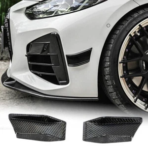 ABS Carbon Front Canards Fins Air Valance For BMW G22 G23 M440i M-Sport 2021-22 - Bild 1 von 9
