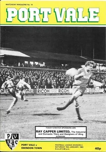 1982-83 Port Vale v Swindon Town - Picture 1 of 1