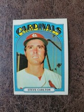 1972 TOPPS Baseball Steve Carlton #55 - Philadelphia Phillies Legend #2
