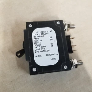 IMLK1-1RLS5-29789-60 AIRPAX ALM 60AMP BOLT ON BREAKER - Afbeelding 1 van 4