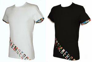 Mens T-shirt short sleeve crew neck t-shirt Olympic print BIKKEMBERGS item - Picture 1 of 11