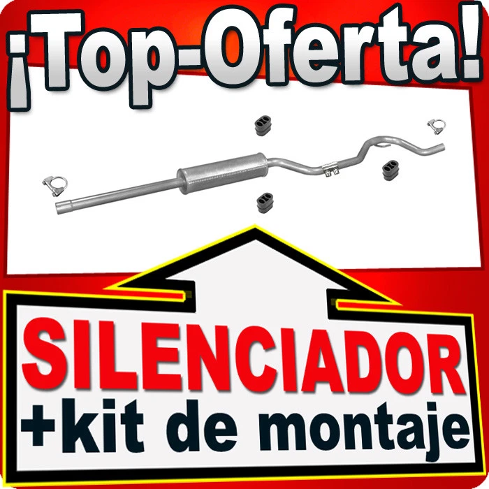 Silencieux Intermédiaire pour OPEL VECTRA C 2.2 Hayon Berline 02-04 échappement - Photo 1/1