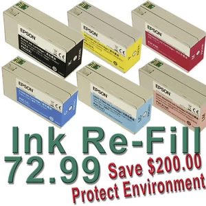 REFILL YOUR Used Epson Discproducer PP-100/PP-50 Ink Cartridges Save $200.00 - Picture 1 of 2