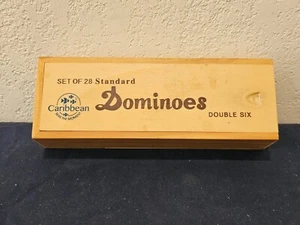 Juego de 28 dominó estándar doble seis - Imagen 1 de 2