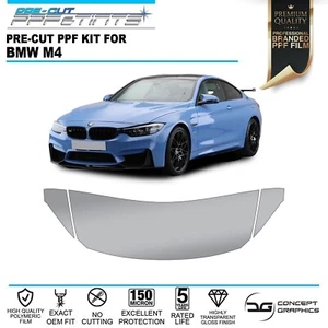 Bonnet Wings Clear Stone Guard PPF Paint Protection Film Kit For BMW M4 F32 F33 - Picture 1 of 3