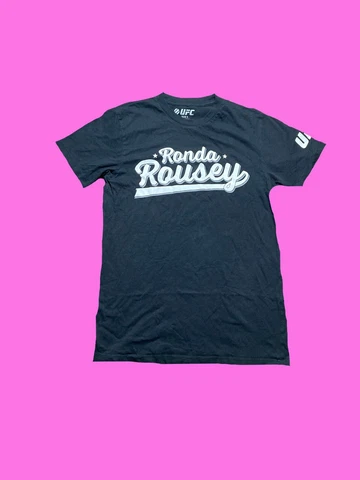UFC Ronda Rousey T Shirt Mens Size S Black Cover