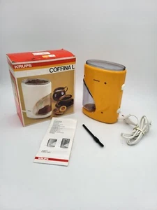 NEU NOS Krups Coffina L Type 222 Kaffeemühle coffee grinder orange 70er Vintage - Bild 1 von 10