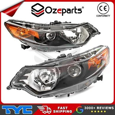 Set / Pair LH+RH Head Light Non Xenon For Honda Accord Euro CU Series 1 08~11 - Image 1 of 4