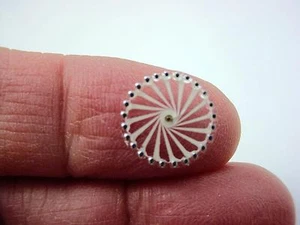 Borel Cocktail Watch Mystery Dial Seconds Disk 11.4mm Ladies Vintage New Old Stk - Picture 1 of 1