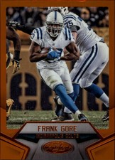 2016 Certified Mirror Orange Colts Football Card #84 Frank Gore /225