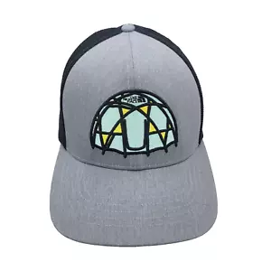 The North Face Unisex One Size L/XL Grey Black Meshback Outdoor Camping Hat Cap - Picture 1 of 20