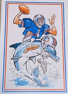 Miami Dolphins Poster - Dan Marino - Don Shula - Csonka - Duper - Clayton - NFL
