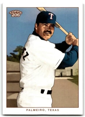 2002 TOPPS 206 RAFAEL PALMEIRO TEXAS RANGERS #209B - Image 1 of 2